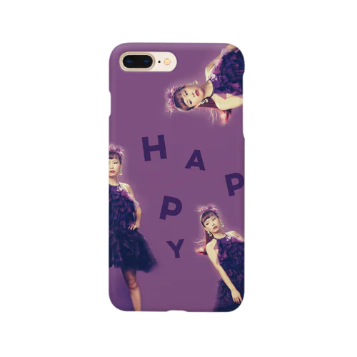 purple_happy_2nd Smartphone Case