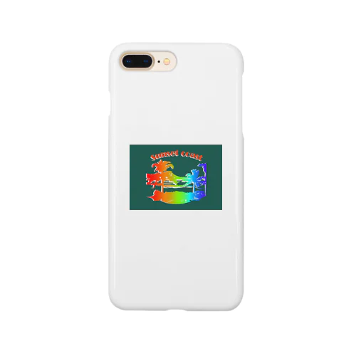 ハワイ　海岸　ロゴ Smartphone Case