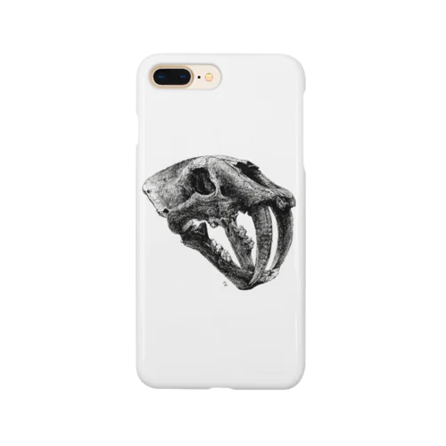 Smilodon(skull) Smartphone Case