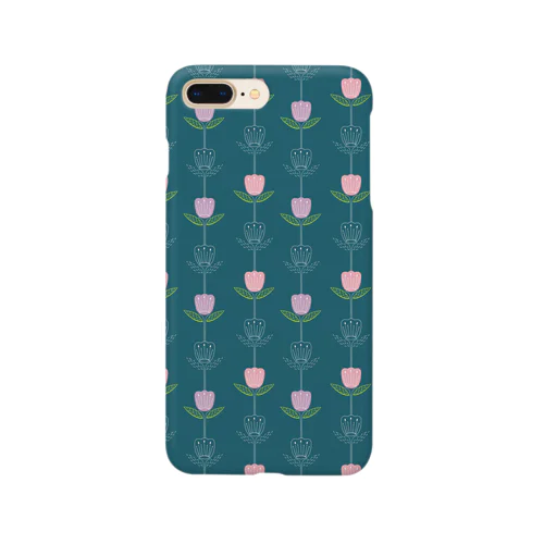 シックモダンな北欧のお花3色。 D/min Smartphone Case