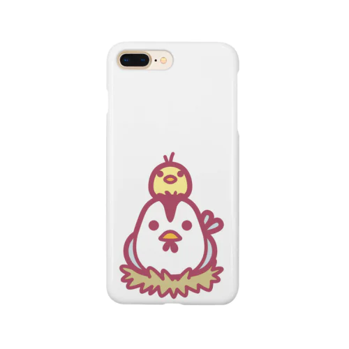 にわとりのおやこ（カラー） Smartphone Case