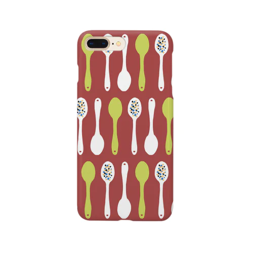 Spoon_dark red ver.   Smartphone Case