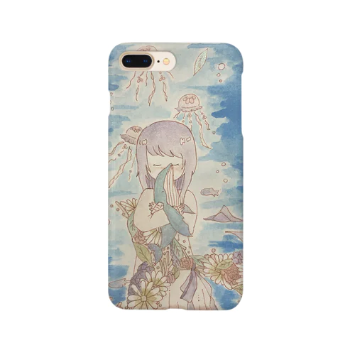 鯨と女の子 Smartphone Case