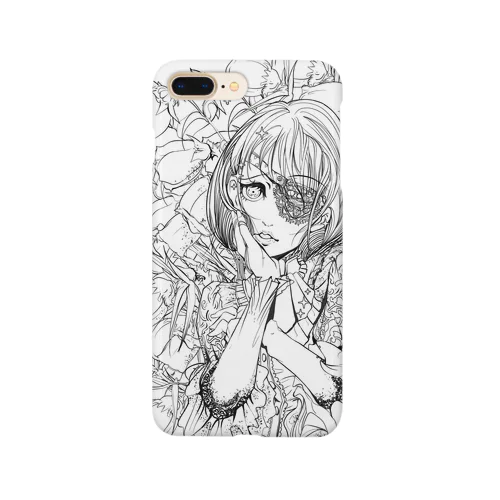 レース眼帯女子 Smartphone Case