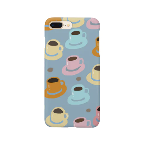 カラフル マグカップ ブルー Smartphone Case