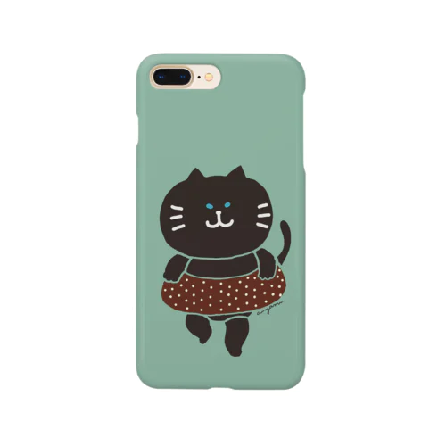 浮き輪じゃないニャン！（緑） Smartphone Case