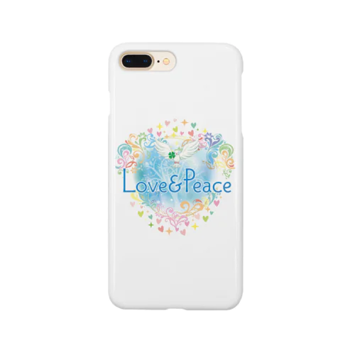 Love＆Peace大人用ロゴ スマホケース