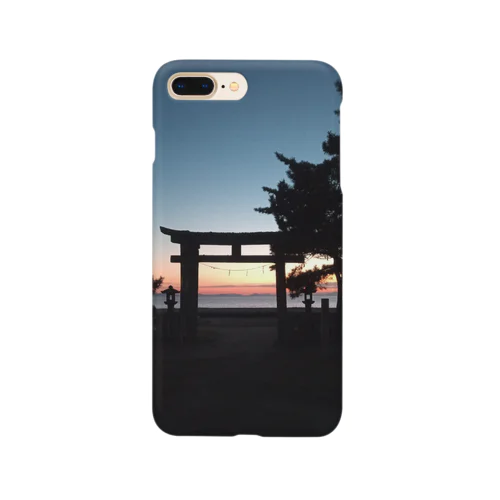 海岸沿い神社の幻想風景 Smartphone Case