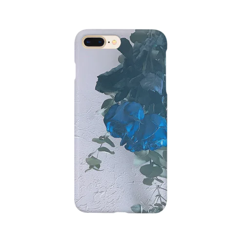 青いドライフラワー Smartphone Case