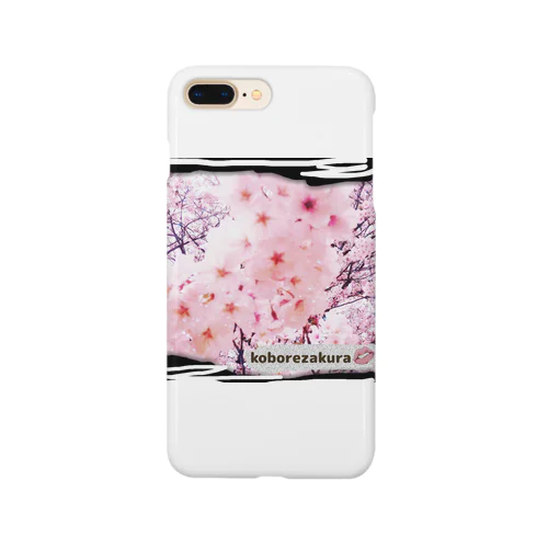 モコモコ🌸零れ桜 スマホケース