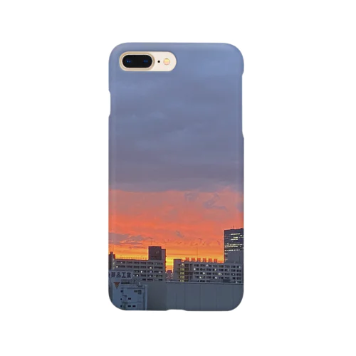 茜色の夕焼け Smartphone Case