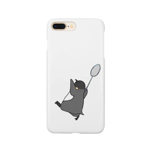 【背面プリント】バドミントンをするペントロー Smartphone Case