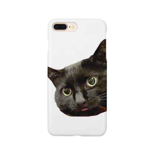 べろしまい忘れ黒猫 Smartphone Case