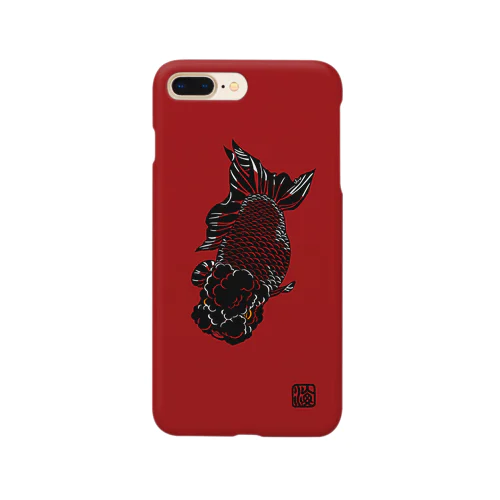 切り絵金魚 ランチュウ --歌舞伎-- Smartphone Case