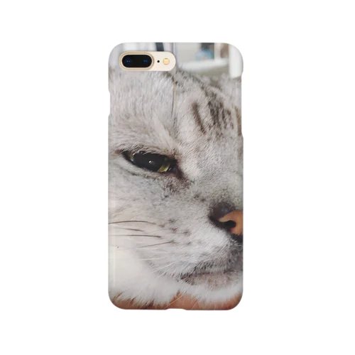 遠くを見つめるねこ Smartphone Case