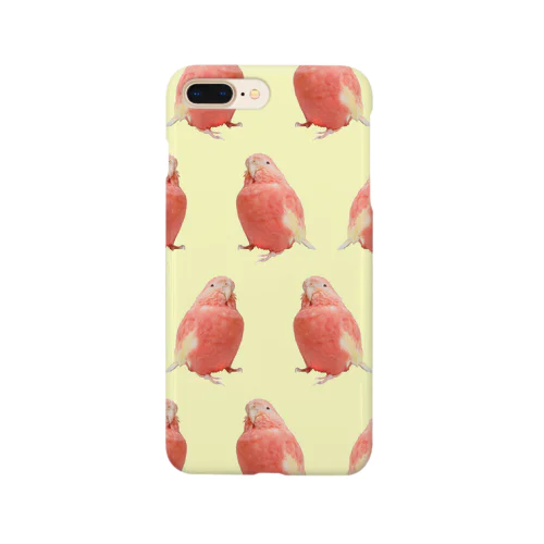 アキクサインコのチャム（チャムがいっぱいイエロー） Smartphone Case