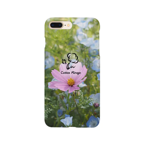 ネモフィラの中の秋桜b Smartphone Case