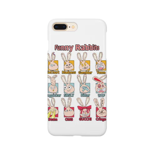 ご機嫌なうさぎ🐰　12匹ver Smartphone Case