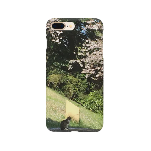 桜と猫 Smartphone Case