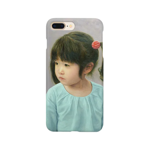 青いスモックを着た少女 Smartphone Case