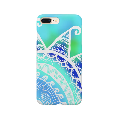 MandalaSummer【マンダラサマー】Blue Smartphone Case