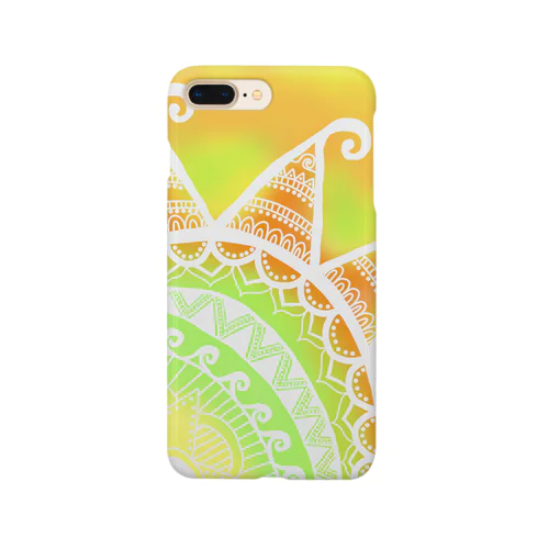 MandalaSummer【マンダラサマー】Yellow Smartphone Case