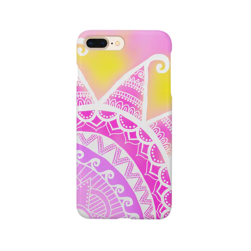 MandalaSummer【マンダラサマー】Pink Smartphone Case