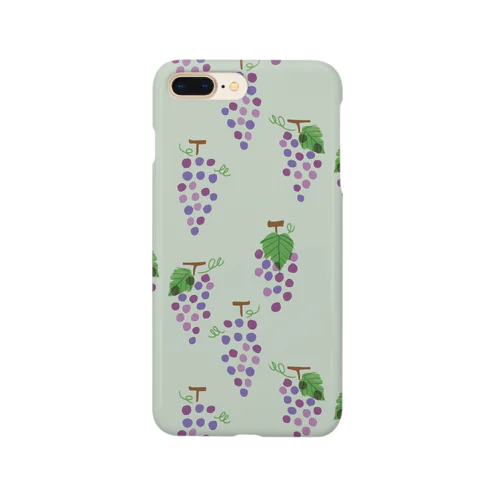 ぶどう_green ver. Smartphone Case