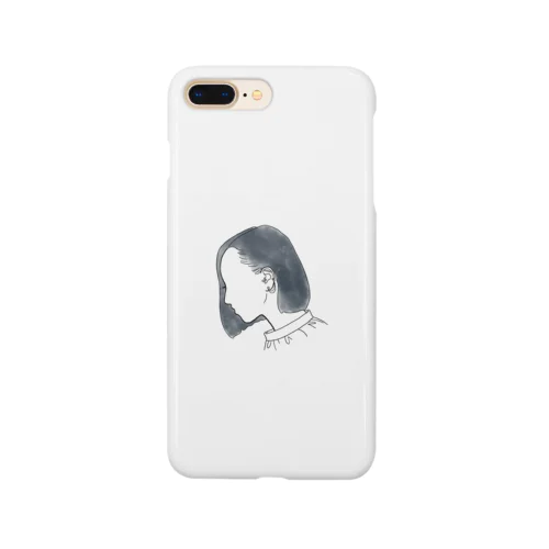 ピアスの女の子(ボブ) Smartphone Case