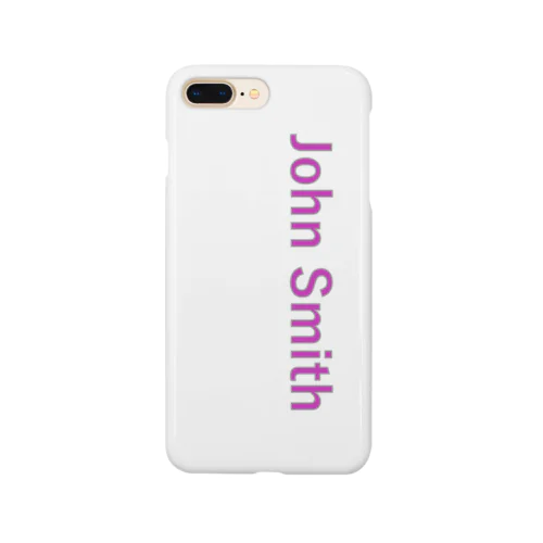 John Smith　(Pink) Smartphone Case