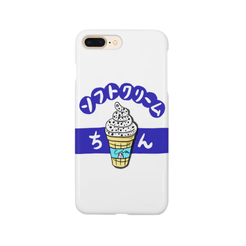 ソフトクリームちん（チンアナゴ） スマホケース