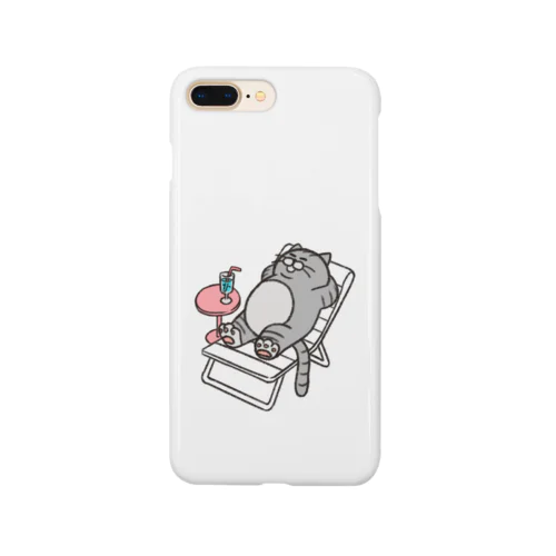 どっしりネコ（サバトラ） Smartphone Case