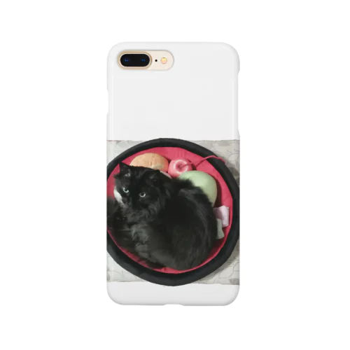 あんみつ黒猫添え Smartphone Case