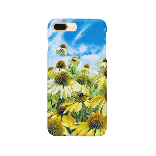 青空と黄色い花 Smartphone Case