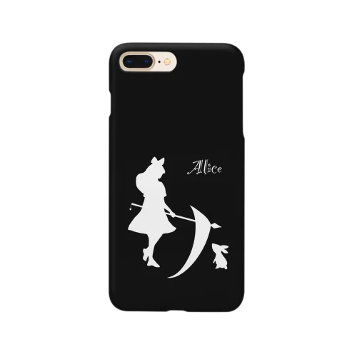 Alice & Rabbit(白) Smartphone Case