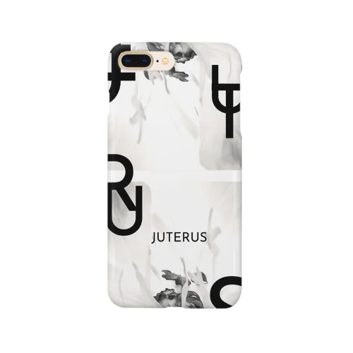 JUTERUS モノクロバックプリント Smartphone Case