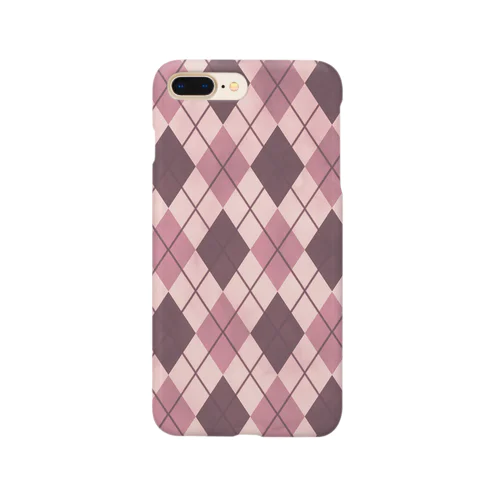 Argyle Pink スマホケース