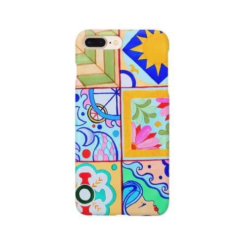 カラフル夏模様 Smartphone Case