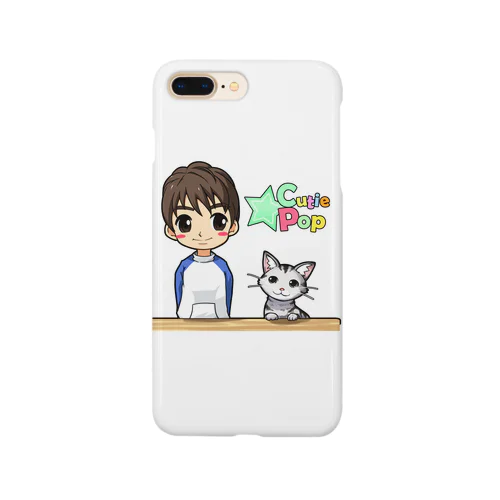 まーちゃんとユキの仲良しグッズ★(無地トレーナー&ロゴ入りver.) Smartphone Case