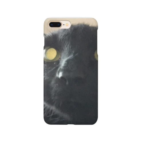 ねこじまんBlack Cat Moan Smartphone Case