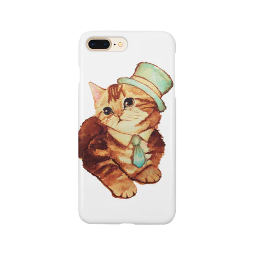 紳士オシャレオシャレな子猫ちゃん Smartphone Case