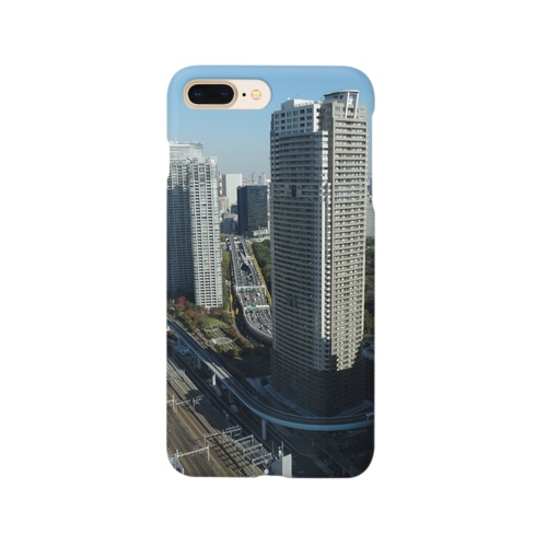 東京都：浜松町付近の風景写真　Tokyo: view of around Hamamatsu-cho Smartphone Case