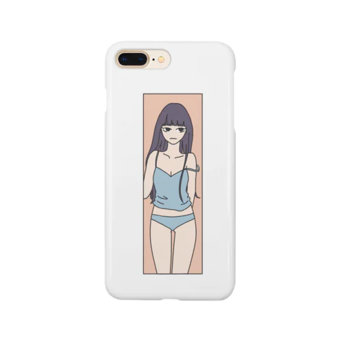 白のぷるしゅわ Smartphone Case