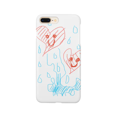 雨のちハートで草 Smartphone Case