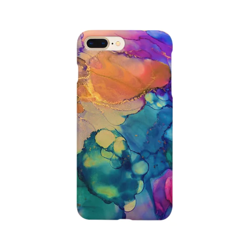 Alcohol ink Art Design Session. Smartphone Case