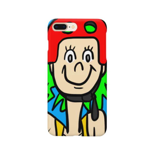 INASBYスケボーボサボサちゃんドアップ Smartphone Case