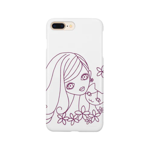 猫と女の子 2 Smartphone Case