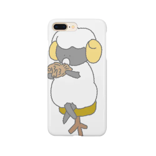 たい焼きを食べるひつじ Smartphone Case