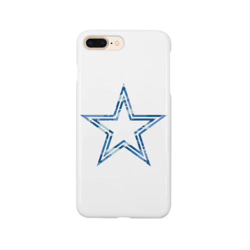 カモフラージュスター⭐︎ブルー Smartphone Case