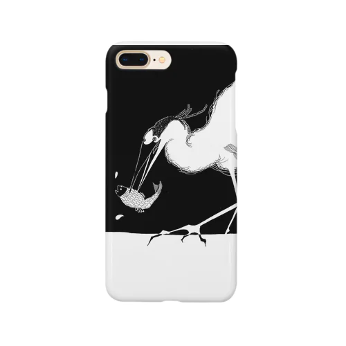 鷺のイラスト Smartphone Case